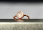 Preview: Ring Rosenquarz rosegold SterlingSilber Edelsteinring Geburtsstein Oktober